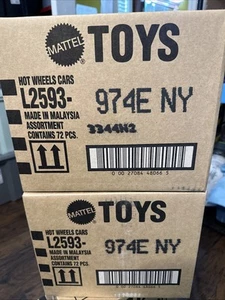 2 Factory Sealed 2025 E Case Hot Wheels Basic 72 Pcs. - Picture 1 of 13