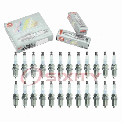 24 pc NGK Laser Platinum Spark Plugs for 2002 Mercedes-Benz CL600 5.8L V12 ax - Image 1 of 4