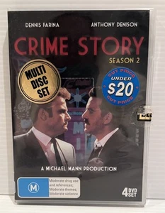 Crime Story Complete Season 2 DVD 4 Discs Region Free Free Postage - Picture 1 of 5