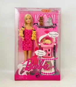 🌟Barbie & Pets olor Your World bambola esclusiva bersaglio rosa, 2008 Mattel P3497 - Foto 1 di 7