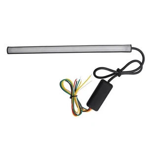 Motorcycle Tail Light with 22cm LED Strip and Sequential Signal Function - Picture 1 of 7