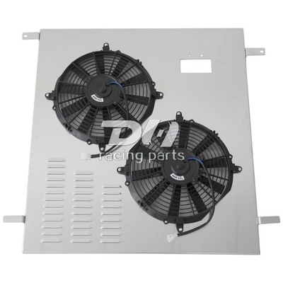 Cubierta de aluminio + ventilador para Dodge Ram 2500/3500 2003-2010 5,9 L 6,7 L L6 diésel CC2711 Foto 1 de 4