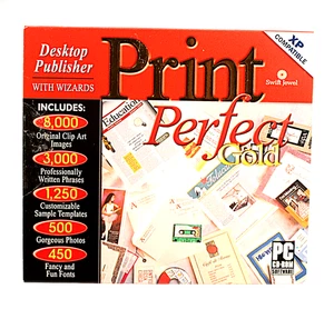 CD, PC para editorial de escritorio Cosmi Print Perfect Gold - Imagen 1 de 2