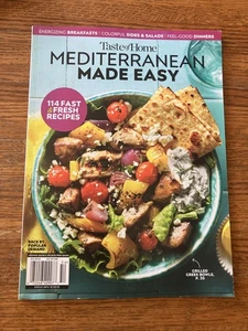 Mediterranean Made Easy: Taste of Home Magazine 2025 ~114 Fast & Fresh Recipes - Picture 1 of 5
