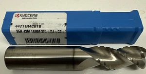 Kyocera SGS S-Carb 43m Series 16mm 3 Flute 4mm Radius Bright End Mill - Picture 1 of 3