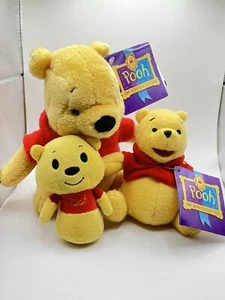 Disney Gund Winnie The Pooh Bear Plush The 100 Acre Collection 2 Stuffed Animals - Picture 1 of 11