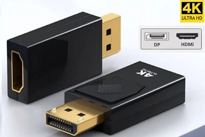 Displayport auf HDMI DP Adapter Audioübertragung Konverter Stecker 1080p Full HD - Bild 1 von 2
