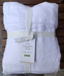 Pottery Barn Belgian Flax Linen Sheet Set, Size Queen, White, New W/$279.00tag