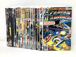Lot of 20 Captain America Marvel Comics 229-416 Incomplete Run Plus Extras - Picture 1 of 11