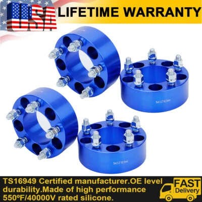4Pcs 2" Thick Wheel Spacers 5x4.5 For Ford Mustang 1964-1973 & 1994-2014 82.5mm - Image 1 of 4
