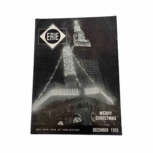 Vintage ERIE Railroad Magazine DECEMBER 1959 MERRY CHRISTMAS - Picture 1 of 3