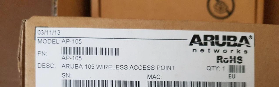 HP Aruba AP-105  Wireless Access Point - Bianco - Immagine 1 di 1