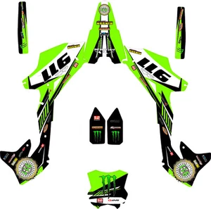 Graphic Kit Vinyl Wrap Decals Sticker 2016+ Kawasaki KXF 450 Logos - Picture 1 of 1