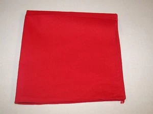 (6) Solid Cotton Blend Napkins ~ Red ~ 18" x 18" Square *NEW* - Picture 1 of 1