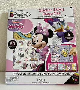 Minnie Mouse and Daisy Duck Colorform Disney Junior Sticker Story Mega Set Girly