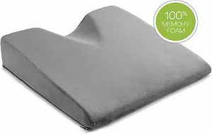 COMFYSURE Car Seat Wedge Pillow – Memory Foam Firm Cushion - Orthopedic - Picture 1 of 7