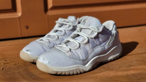 Nike Air Jordan 11 Retro Low Pure Violet 580522 101 bambini taglia 1Y