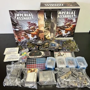 Star Wars Imperial Assault Lot: Base Game, Figure Pack- Vader & Skywalker- READ - Picture 1 of 17