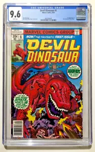 DEVIL DINOSAUR (1978) #1 CGC 9,6 quasi nuovo + 1a apparizione di moon boy jack kirby - Foto 1 di 2