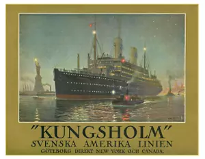 OCEAN LINERS 2005 MS Kungsholm Brochure Cover 11 x 14 - Picture 1 of 4