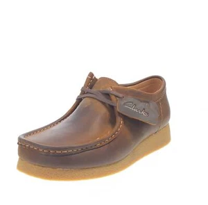 Clarks Wallabee Evo - Mocassini Stringati In Pelle Marrone - Taglia 42 [8 US 26. - Bild 1 von 3