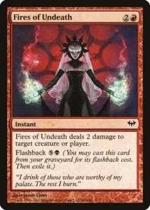 4x Fires of Undeath - NM/LP - Dark Ascension SPARROW MAGIC mtg - Picture 1 of 1