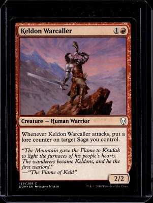 Keldon Warcaller Dominaria Regular - Image 1 of 2