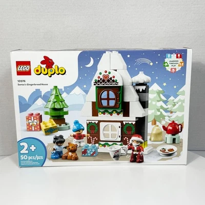 Lego Duplo Santas Gingerbread House 10976 Christmas Toys Sealed Retired 50 Piece - Image 1 of 4