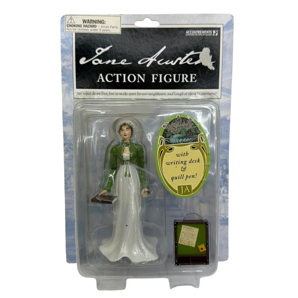 Figura de acción Accoutrements Jane Austen con escritorio y pluma  Foto 1 de 4