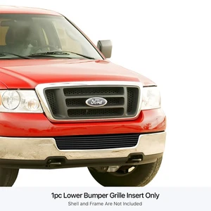 Fits 2004-2005 Ford F-150 Lower Bumper Black Billet Grille Insert - Picture 1 of 7