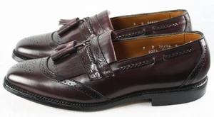 Allen Edmonds Bradenton Leather Mens Casual Slip On Kiltie Tassel Loafers Sz 9 D - Picture 1 of 11