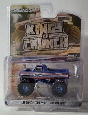 GMC Sierra 2500 Moonshiner Monster Truck 1982 Greenlight escala 1:64 diecast Foto 1 de 4