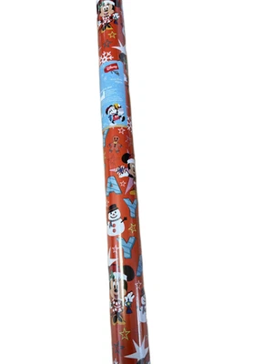 10m Minnie Mouse Kids Roll Gift Wrap Minnir Mouse Christmas Wrapping Paper. - Image 1 of 2