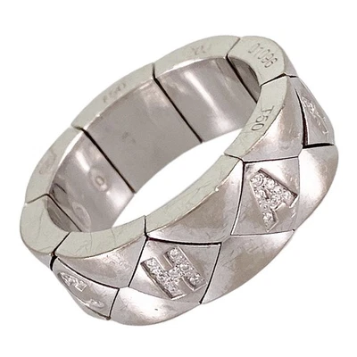 CHANEL Matelasse White gold diamond Ring - Image 1 of 4