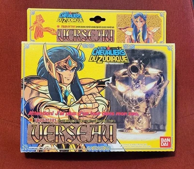 Saint Seiya Vintage Bandai Taiwan 1988 Verseau Camus Aquarius Beauty Uncut Rare - Photo 1/4