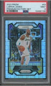 2023 Panini Prizm Lebron James #63 Premium Factory Set /150 PSA 9 - Picture 1 of 2