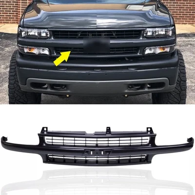 Bumper Grille For Chevy 99-02 Silverado LD 00-06 Suburban Tahoe Z71 GM1200490 - Image 1 of 4