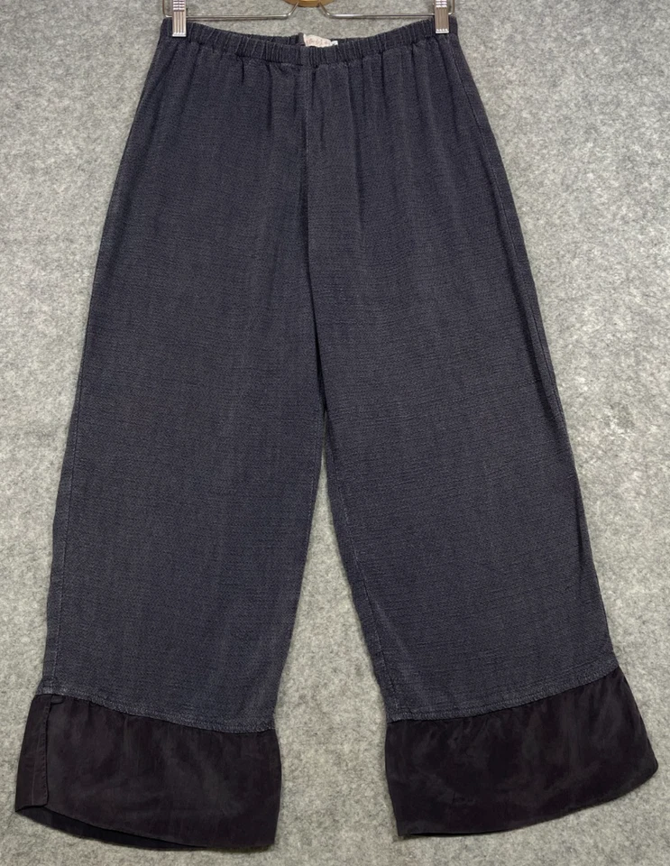 Pantalones Body Mujer M Gris Pierna Ancha Lagenlook Boho Hada Capricho Pull On Foto 1 de 4