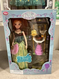 Frozen Die Eiskönigin Anna Singende Puppe Deluxe Singing Doll Disney Neu OVP - Bild 1 von 2