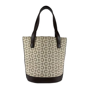 Auténtico bolso de mano CELINE beige/marrón lona/cuero - z7860 - Imagen 1 de 13