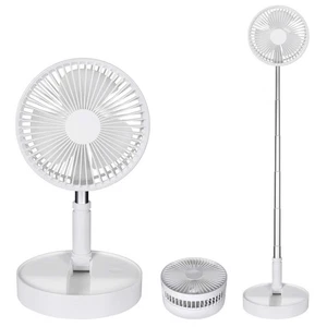 Ventilador de Pedestal Plegable, Portátil, Recargable, Escritorio o Suelo Apto para Hogar... - Imagen 1 de 7