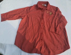 Camicia vintage Looney Tunes Tweety Bird "Get a Grip" da donna rossa Gingham 18 W/20 W - Foto 1 di 4