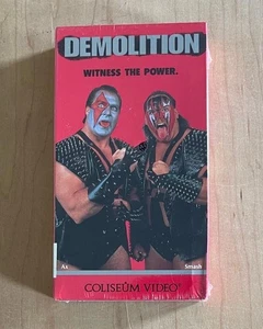 WWF DEMOLITION (1989) Sealed Betamax Coliseum Video Tag Team Hart Foundation - Picture 1 of 8