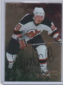 1998-99 BE A PLAYER SERGEI BRYLIN GOLD AUTO AUTOGRAPH 231 NEW JERSEY DEVILS - Bild 1 von 1