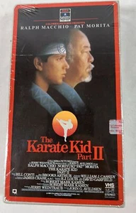 KARATE KID II 2 (1986) VHS Tape RALPH MACCHIO Pat Morita NEW Sealed WATERMARKS - Picture 1 of 7