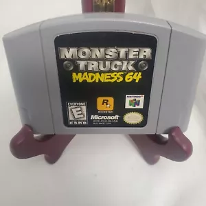 Monster Truck Madness 64 Nintendo 64 N64 1999 Cartridge Only Torn Label - Picture 1 of 4