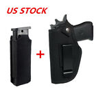 Right/Left Hand Concealed Carry Iwb Owb Gun Holster With Single Magazine Pouch