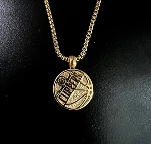 Gold Los Angeles La clippers Stainless Steal NBA Necklace and Pendant 24” chain - Picture 1 of 1