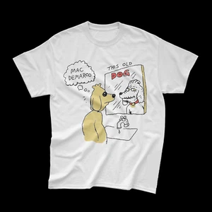 T-shirt esclusiva Mac Demarco - maglietta album questo vecchio cane - musica indie BL149 - Foto 1 di 6