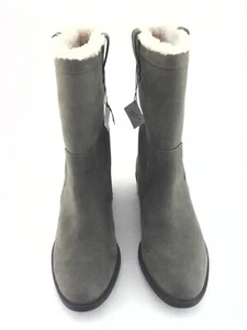 COLE HAAN Winter Boots Shearling Shaft Waterproof Green Womens US 6.5 EU 37 - Picture 1 of 10
